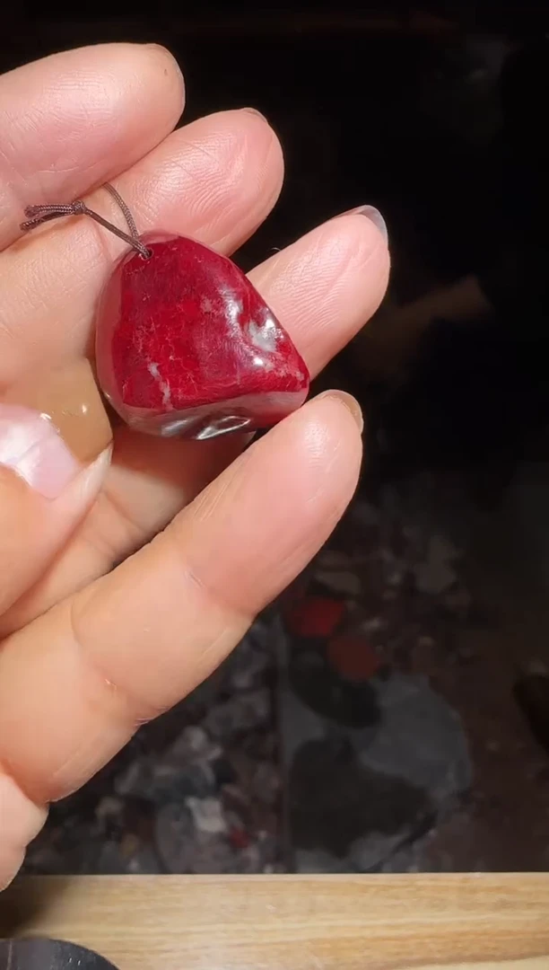 天然辰砂朱砂吊坠28