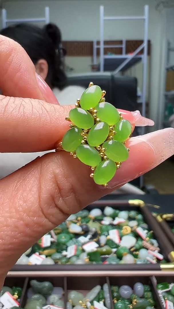 颈饰银S925镶嵌和田玉（多样性发货.发其一)11.14.58