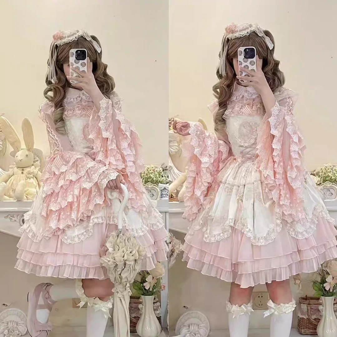 暖暖现货-兔与樱lolita裙现货原创过年可发