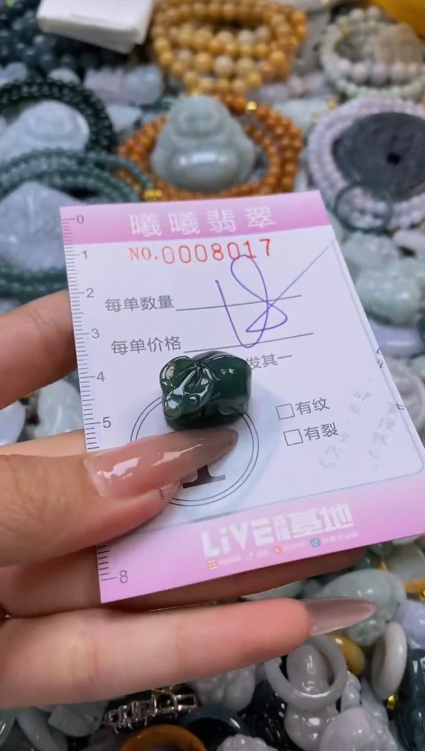 翡翠未镶嵌颈饰闪购0008017