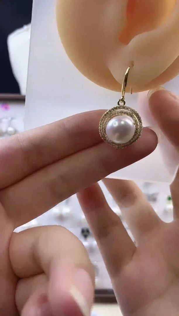合金耳饰淡水珍珠160