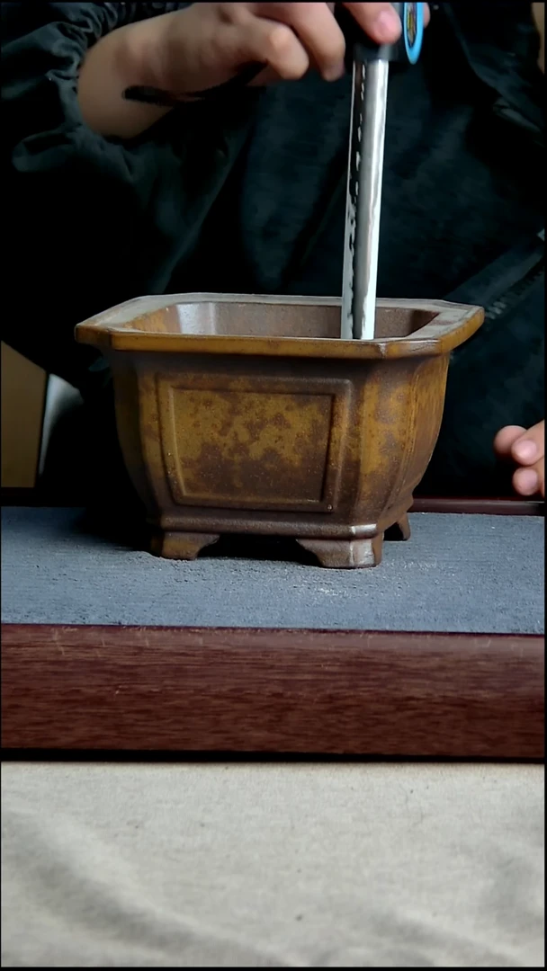 紫砂花盆13.5*9内径尺寸