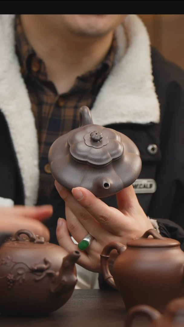 茶壶紫砂M****）原矿高端紫砂--月影