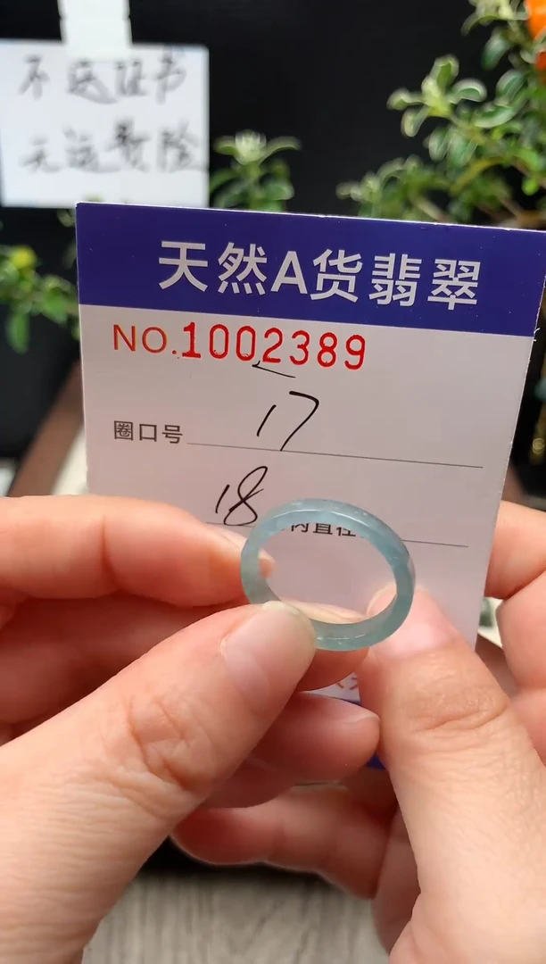 未镶嵌戒指翡翠17#