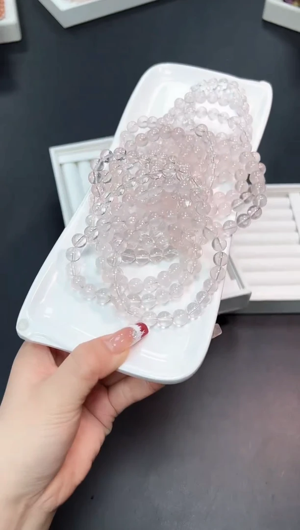 【闪购商品】水晶手串未镶嵌14A2多样性发其一1条8mm默认微瑕