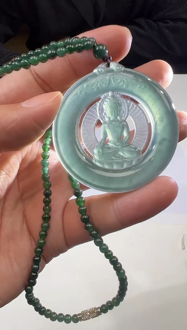 吊坠(不含链)未镶嵌翡翠观音