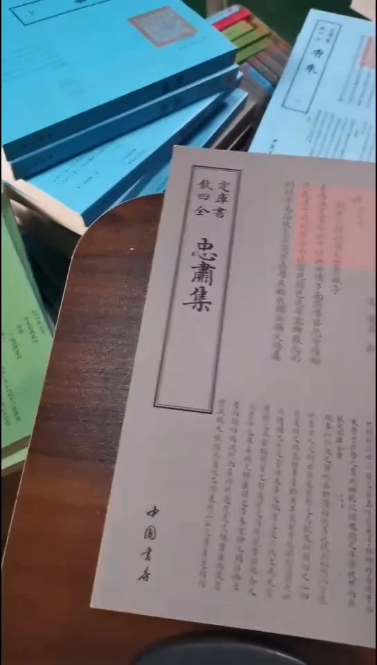 瑕疵四库 忠肃集