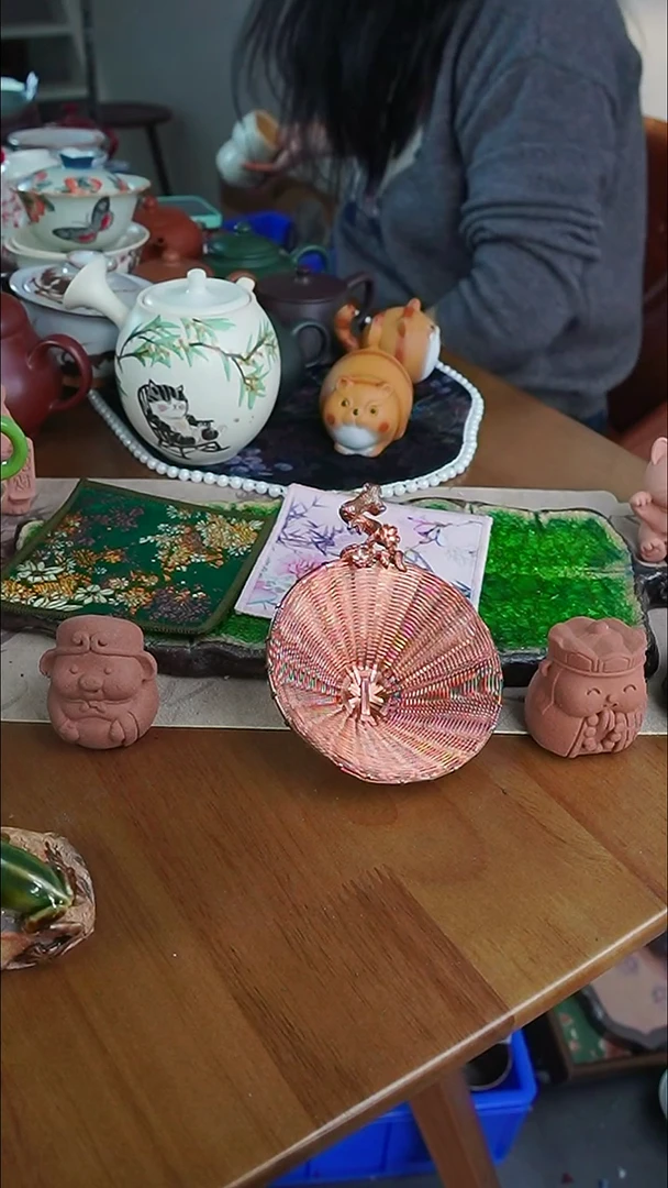 【茶瓷物语】紫铜茶漏