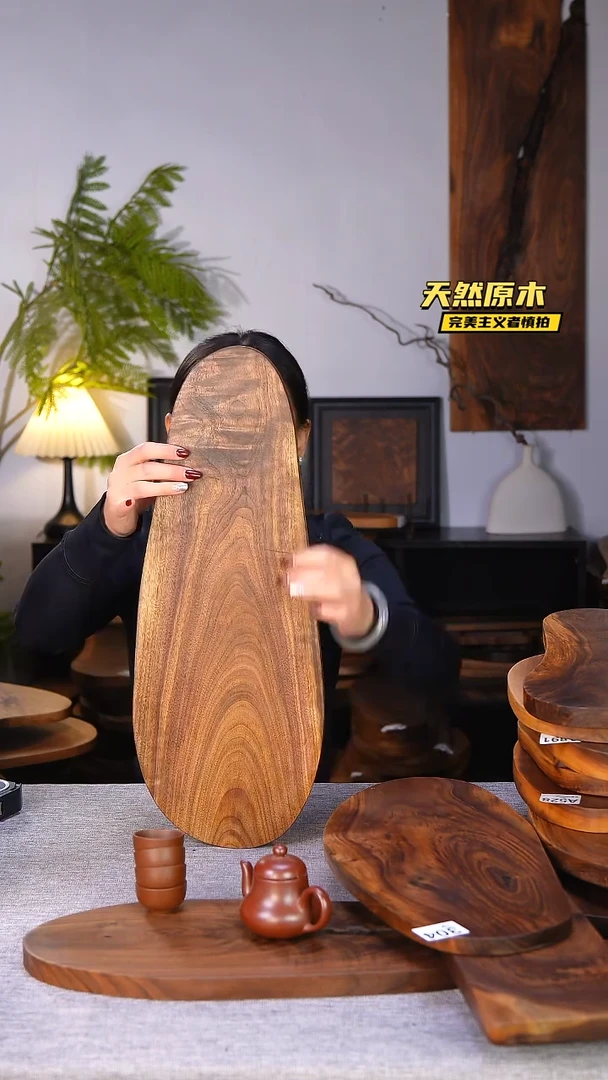 木北美黑胡桃原木.干裂疤结不属于商品质量问题完美主义者慎拍