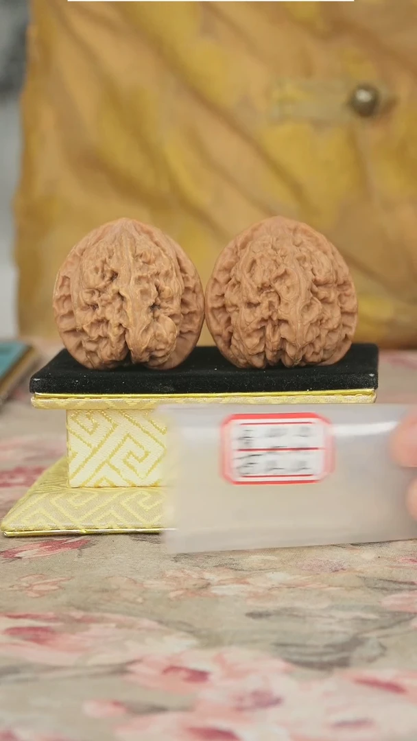 文玩核桃把件非嫁接大粗筋有修