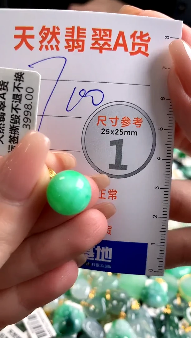 【闪购商品】翡翠颈饰18K金镶嵌0497336057