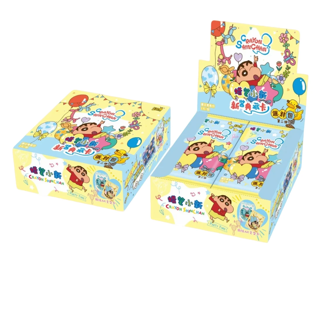 卡游《蜡笔小新》-派对包第二弹正版收藏卡牌盲盒