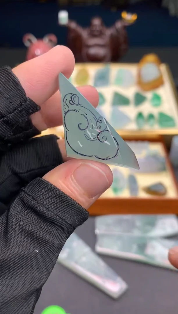 未镶嵌定制翡翠天然翡翠裸石（包工）