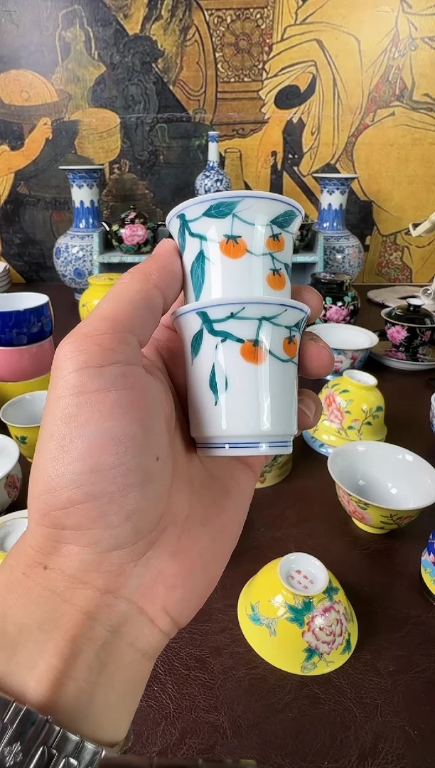 茶叶罐景德镇陶瓷杯子