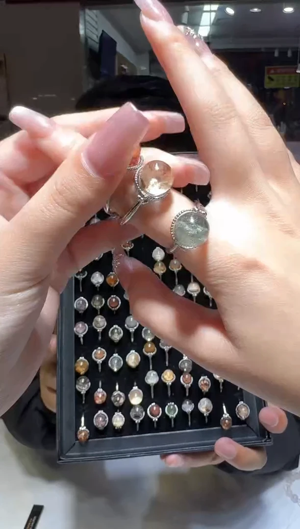 【闪购商品】水晶戒指未镶嵌多样性发一件 092