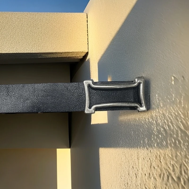 L1001男士商务牛皮皮带 钉扣