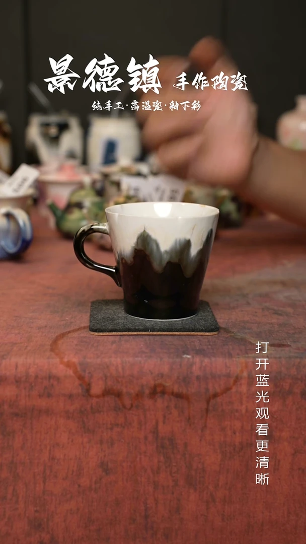 原创河****里景德镇手工高温陶瓷509