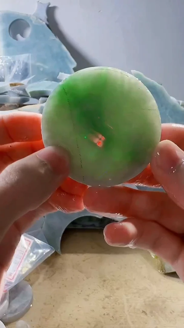 裸石翡翠缅甸翡翠A货文1076