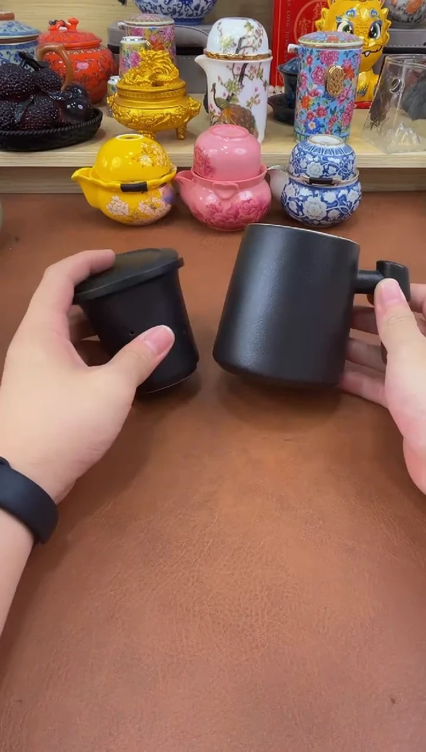 陶瓷茶具摆件旅行套组