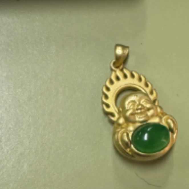 银吊坠 MN-【无链子】小佛头镶嵌吊坠 PS121