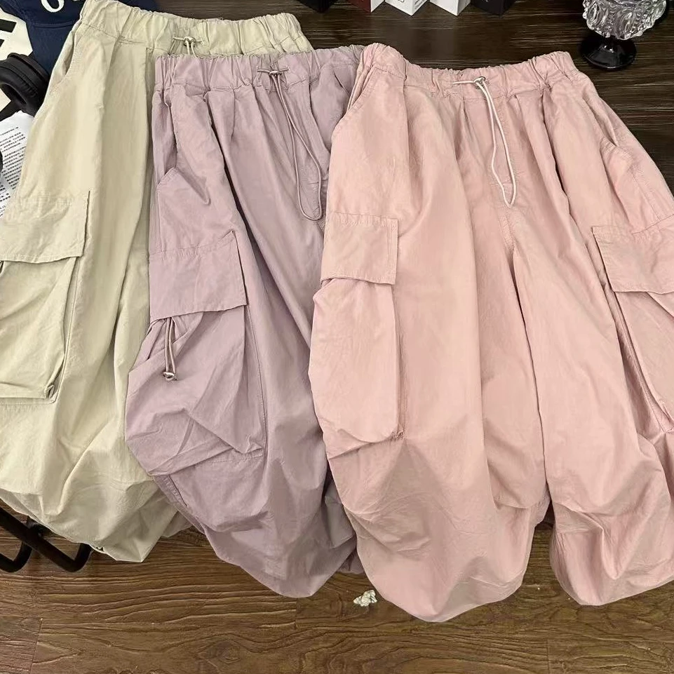 CQL  2025夏季儿童新款时尚彩色系休闲工装裤  6102