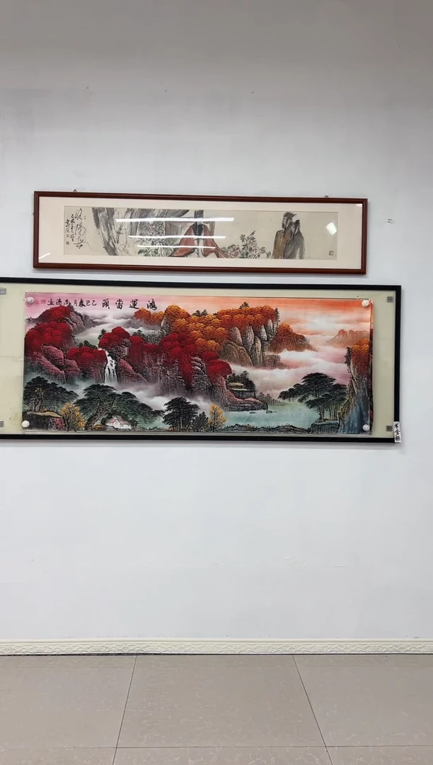 国画《鸿运当头》画芯未装裱180乘70