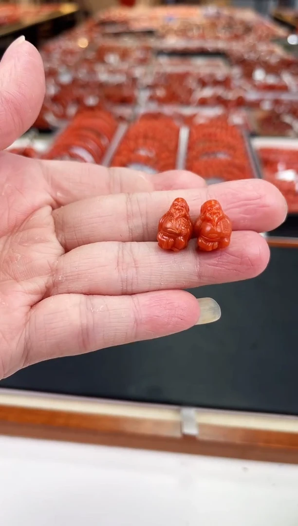 【闪购商品】南红玛瑙财神未镶嵌（多样式发其一）