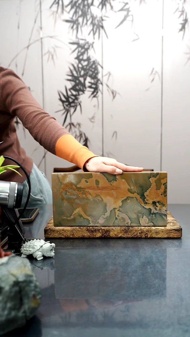 【闪购商品】31公分苴却砚素面干泡