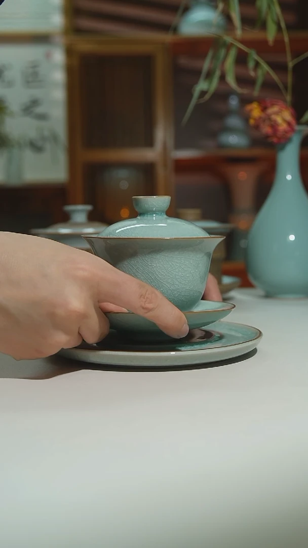 杯冰花元宝盖碗安全发货