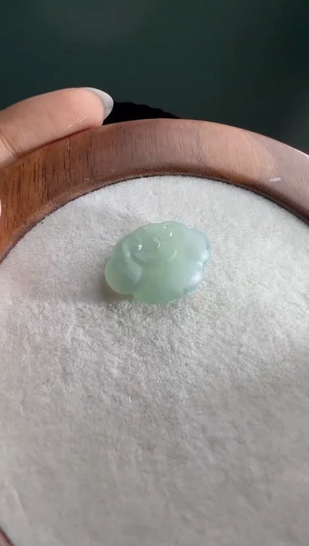 未镶嵌定制翡翠如意锁