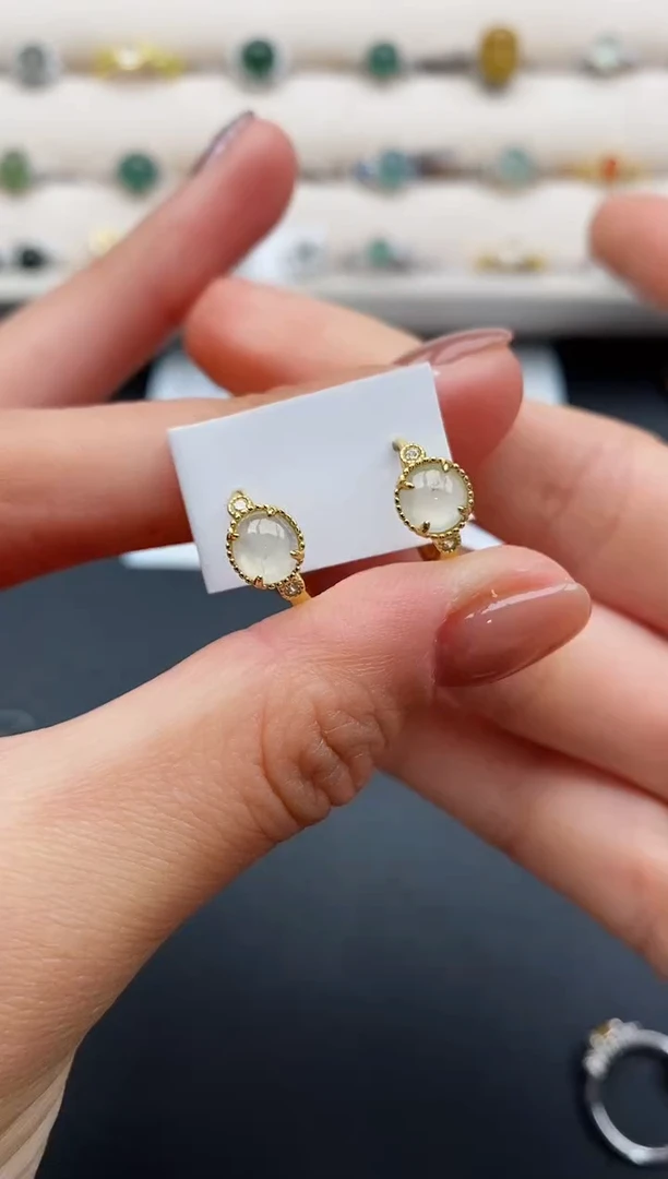 银S925镶嵌戒指翡翠555555555+4