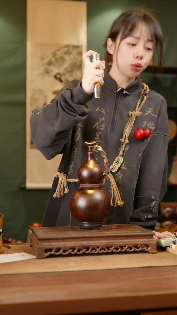 240号精品天然大漆酒葫芦一物一拍~