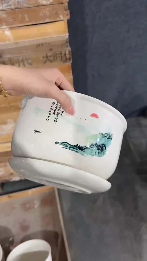 高温陶瓷花盆+E29