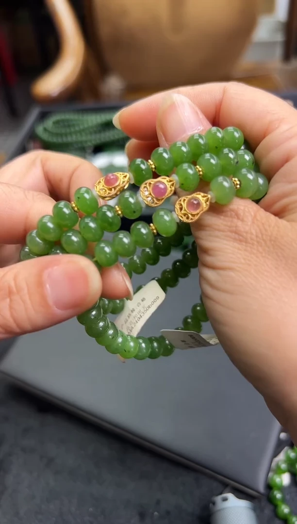 颈饰未镶嵌和田玉手串多样性拍一发一