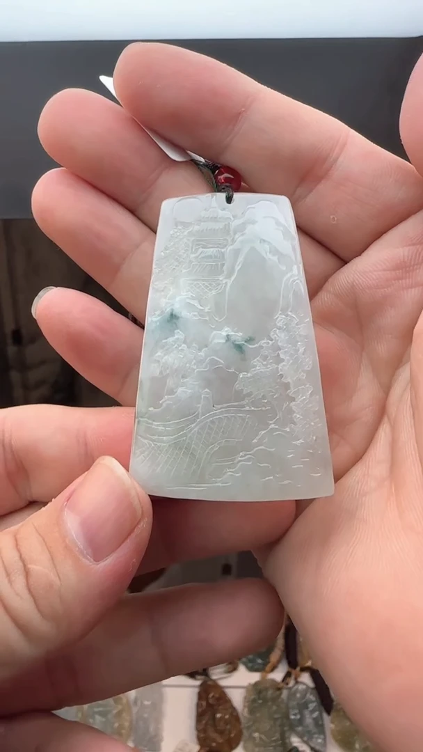 吊坠(不含链)未镶嵌翡翠静*天然缅甸A货翡翠（）多样性发其一