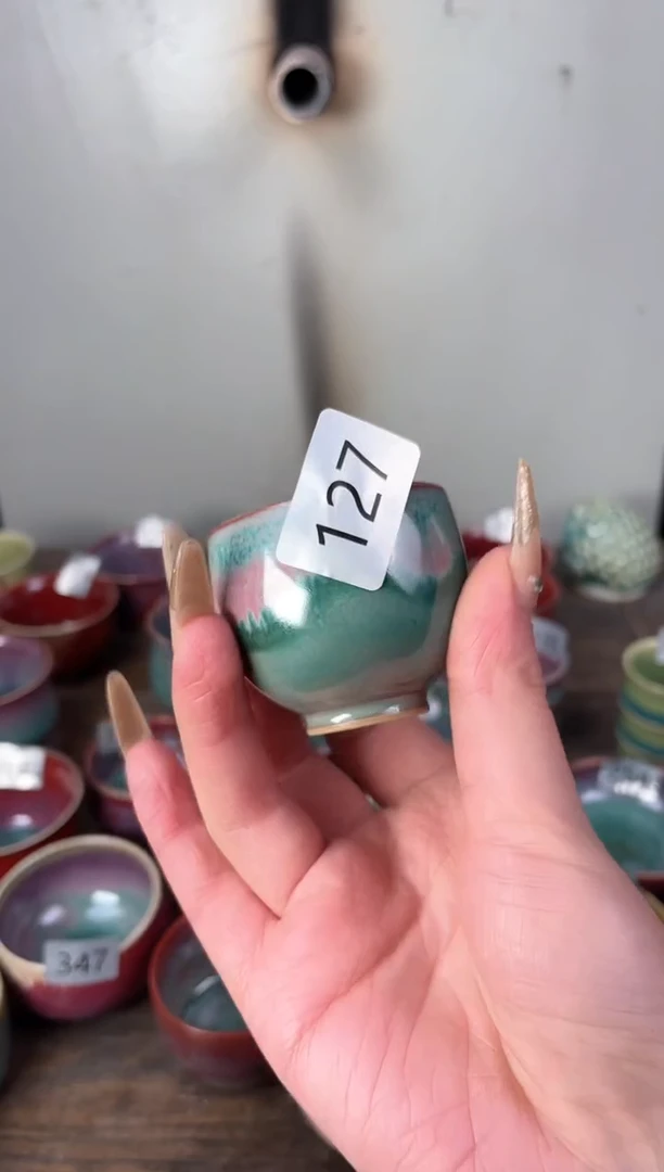 【闪购商品】摆件钧瓷手工茶器窑变