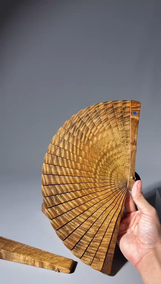 其他楠木（金丝楠）随*356号18cm小叶桢楠扇子