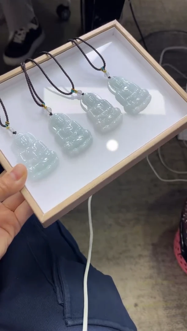 颈饰未镶嵌翡翠B79/多样性发一件/配绳子