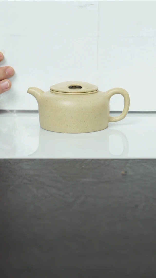 【闪购商品】紫砂茶壶牛盖莲子本绿