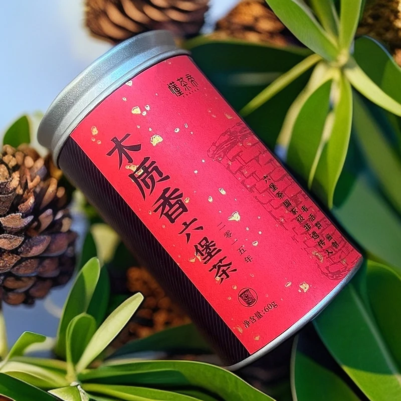 懂茶帝-韦洁群2015年木质香六堡茶60g/罐