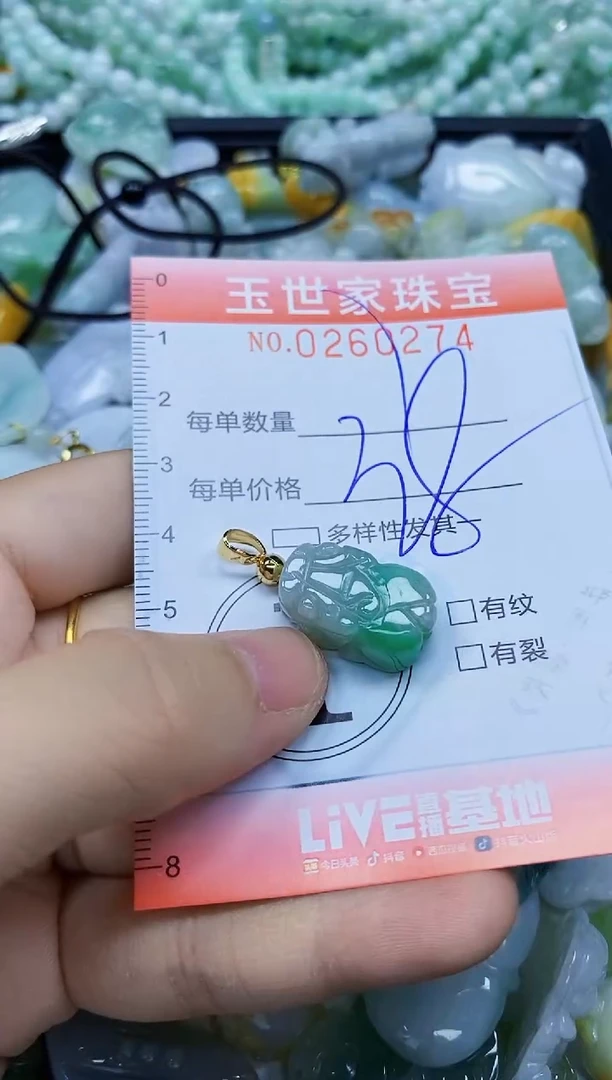 翡翠未镶嵌颈饰闪购0260274