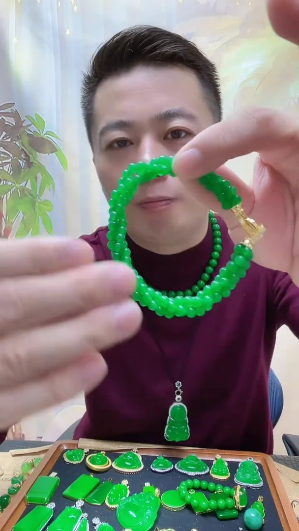 14K金镶嵌手链翡翠翡翠手链