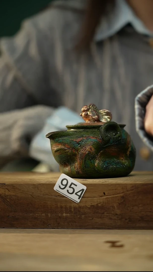 【闪购商品】瓷片新品设计师手作款 大漆手刷系列 小钱