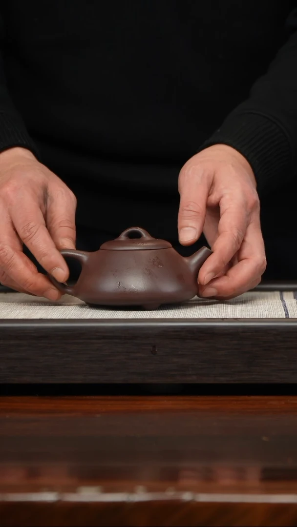 【闪购商品】紫砂茶壶紫泥东瓢