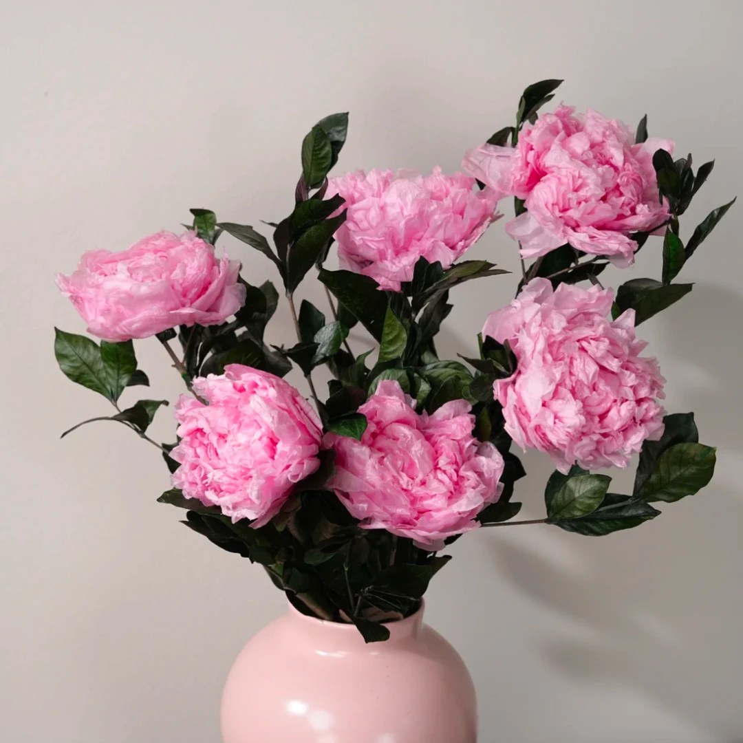 【永生芍药单枝】单枝花束 自己备注颜色