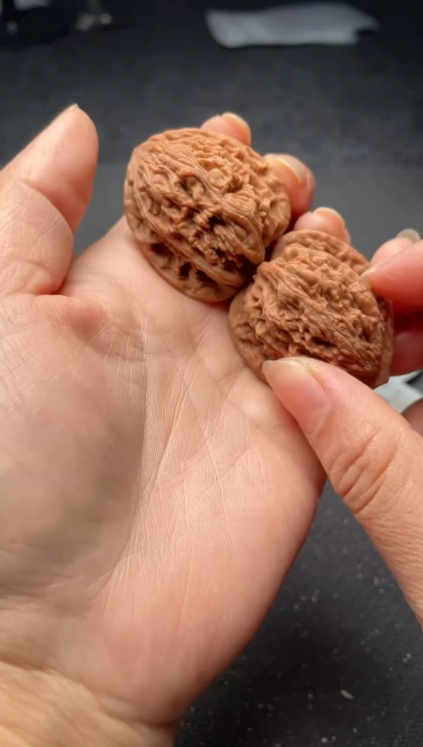 把件文玩核桃w143  麦虎 35尺