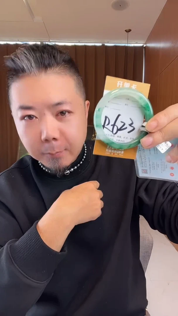 未镶嵌手镯石英质玉非洲翠54-55