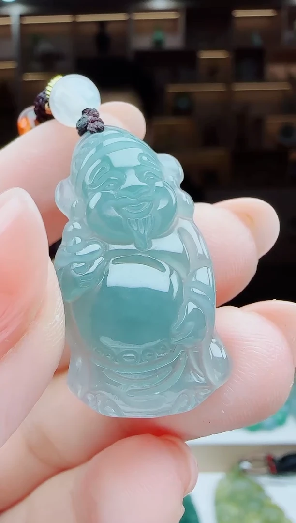 颈饰未镶嵌翡翠多样性发其一 小财神