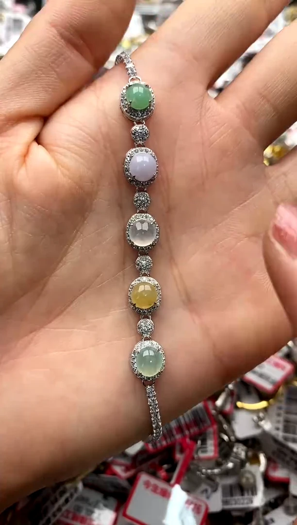 【闪购商品】翡翠戒指银S925镶嵌333333333    1