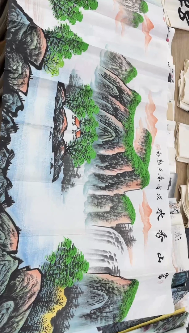 国画11.19国画手绘作品无边框